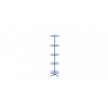 Stand rotativ circular cu carlige simple